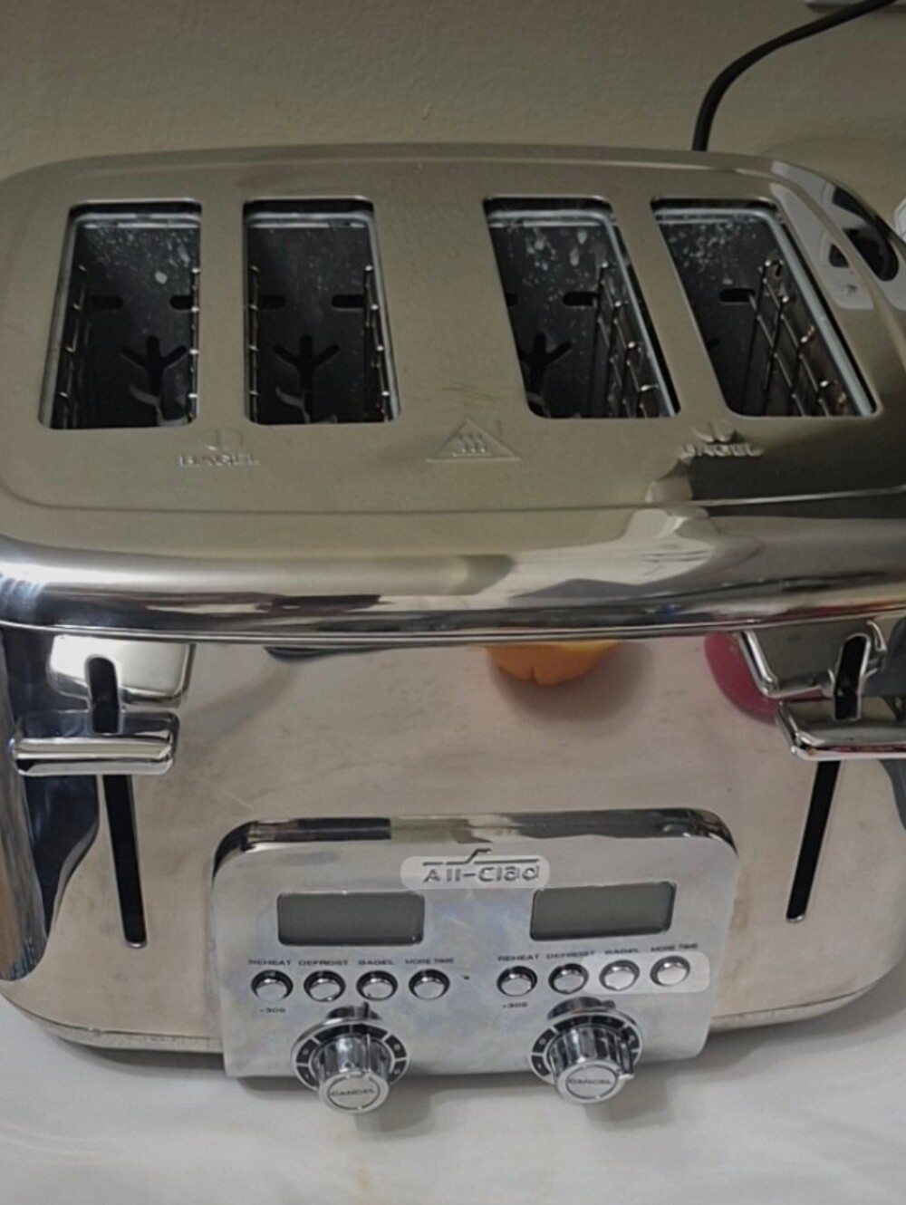 All-Clad Stainless Steel 4-Slice Digital Toaster - Chrome